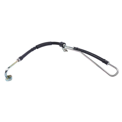 Czarny gumowany przewód hydraulicznego wspomagania kierownicy audi q5 8rb 2.0 tfsi quattro z metalowymi końcówkami