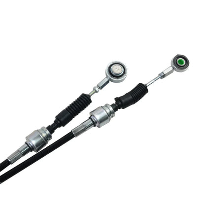 Czarny przewód zmiany biegów ap03 do ford ka 1.2 2008-2016 z metalowymi końcówkami i zielonym akcentem ru8 1242cc 51kw