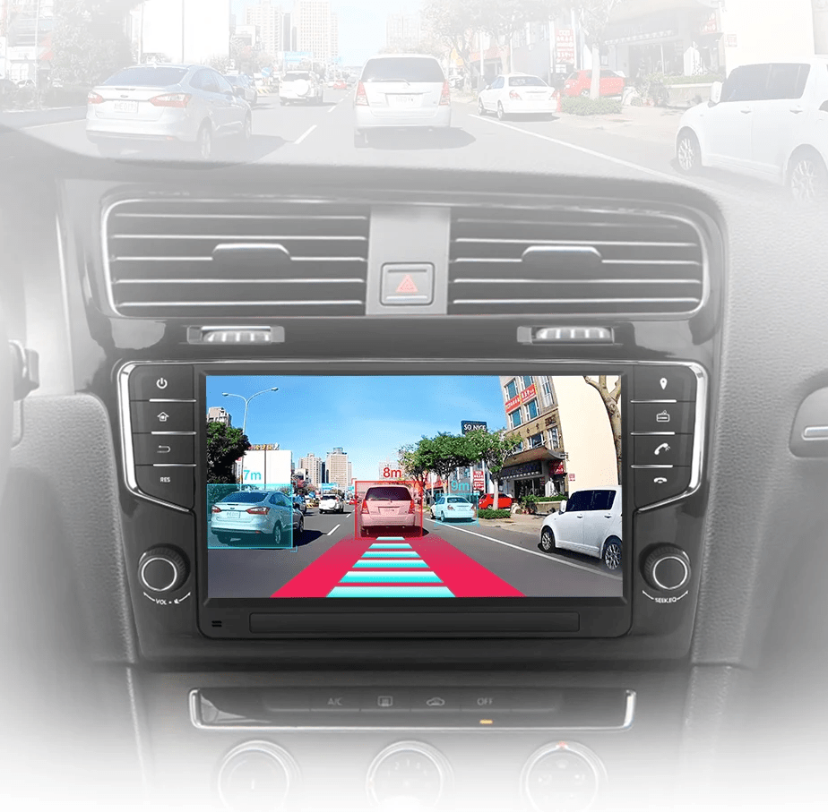 Radio 9 - calowe do Volkswagen Golf 7 od 2013 - 2017 – Bezprzewodowy CarPlay, Android Auto, GPS i Multimedia - Multigenus