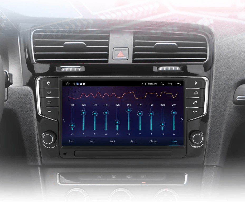 Radio 9 - calowe do Volkswagen Golf 7 od 2013 - 2017 – Bezprzewodowy CarPlay, Android Auto, GPS i Multimedia - Multigenus