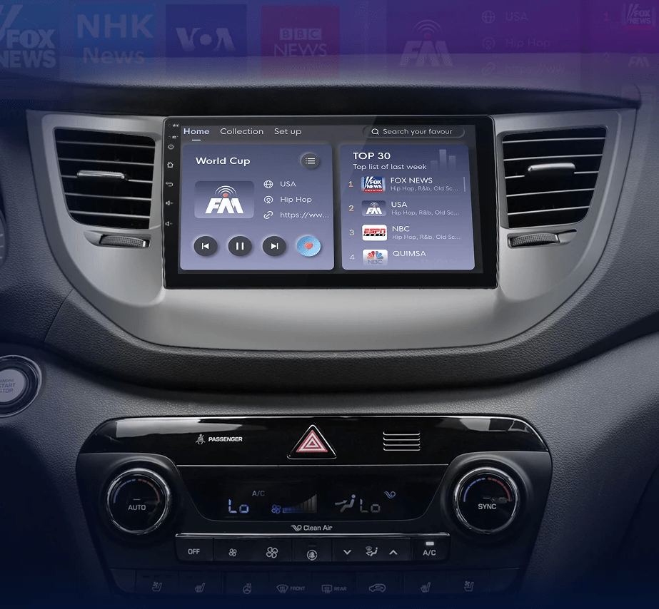 Radio Android Auto dla Hyundai IX35 Tucson 3 od 2015 - 2018 - Multigenus