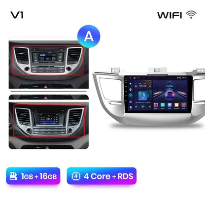 Radio Android Auto dla Hyundai IX35 Tucson 3 od 2015 - 2018 - Multigenus