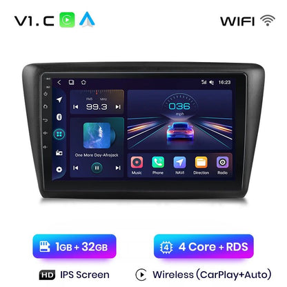 Radio Android Auto do Skoda Rapid 2013 - 2019, 4G, Multimedialny GPS, 2DIN - Multigenus