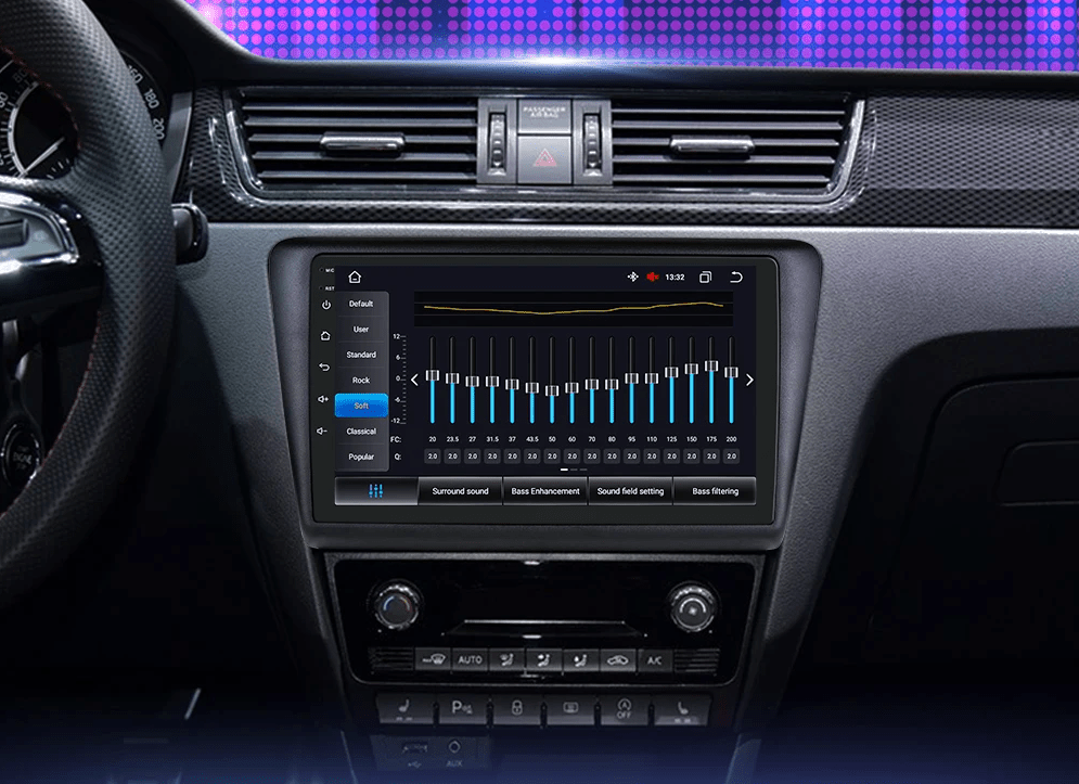 Radio Android Auto do Skoda Rapid 2013 - 2019, 4G, Multimedialny GPS, 2DIN - Multigenus