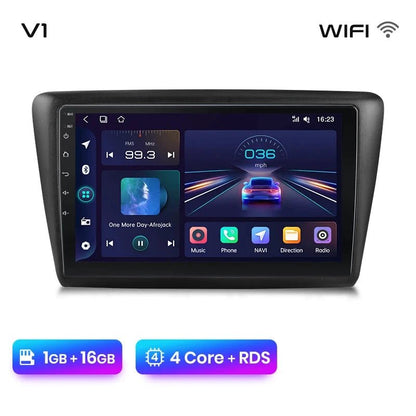 Radio Android Auto do Skoda Rapid 2013 - 2019, 4G, Multimedialny GPS, 2DIN - Multigenus