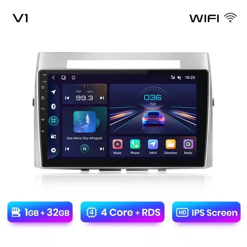 Radio Android Auto do Toyota Corolla Verso 2004 - 2009 – 2 - DIN Multimedia GPS z CarPlay - Multigenus