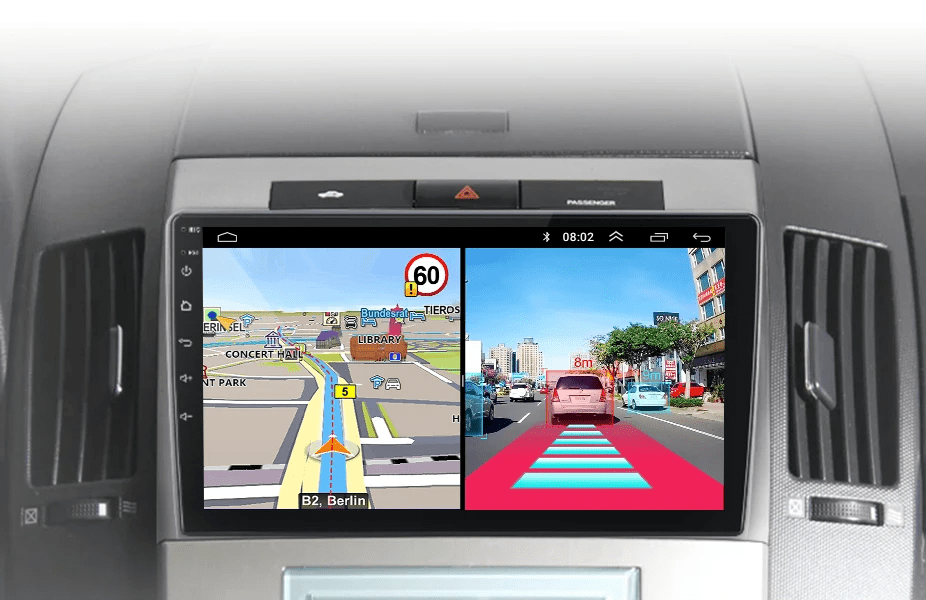 Radio Android Auto do Toyota Corolla Verso 2004 - 2009 – 2 - DIN Multimedia GPS z CarPlay - Multigenus