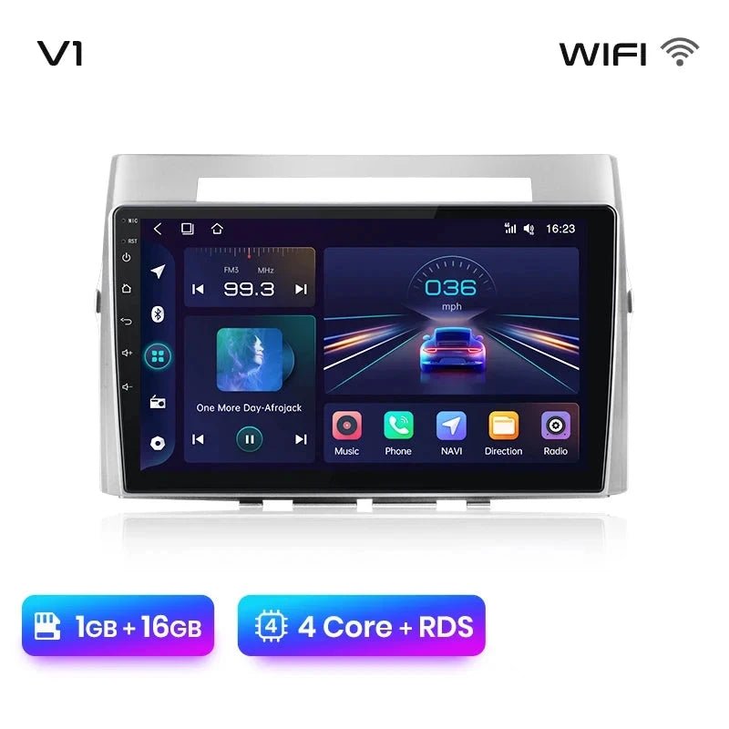 Radio Android Auto do Toyota Corolla Verso 2004 - 2009 – 2 - DIN Multimedia GPS z CarPlay - Multigenus