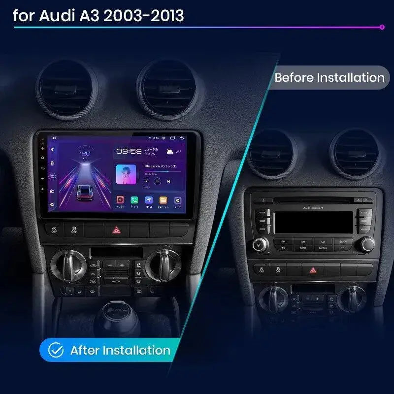 Radio nawigacja Audi A3 8P 2003 - 2013 Android Auto Carplay - Multigenus