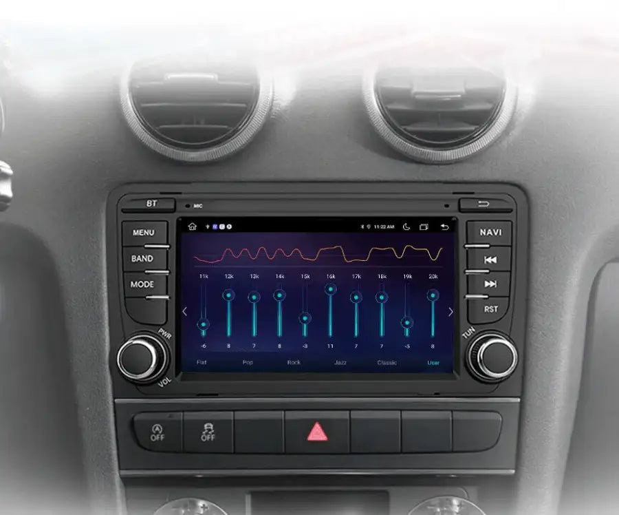 Radio nawigacja Audi A3 8P 2003 - 2011 S3 RS3 Sportback Carplay Android Auto - Multigenus
