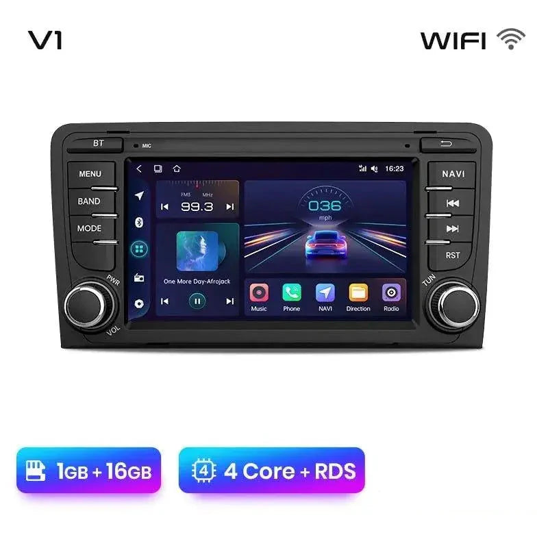 Radio nawigacja Audi A3 8P 2003 - 2011 S3 RS3 Sportback Carplay Android Auto - Multigenus