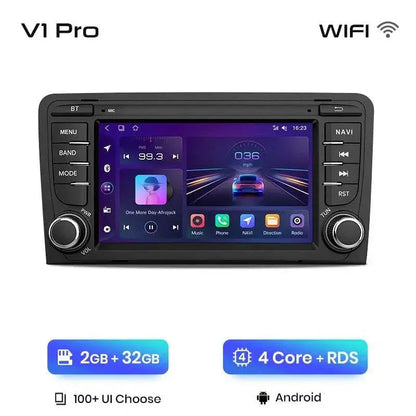 Radio nawigacja Audi A3 8P 2003 - 2011 S3 RS3 Sportback Carplay Android Auto - Multigenus