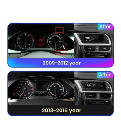 Radio nawigacja Audi A4 B8 2009 - 2012 i 2013 - 2016 CarPlay Android Auto - Multigenus