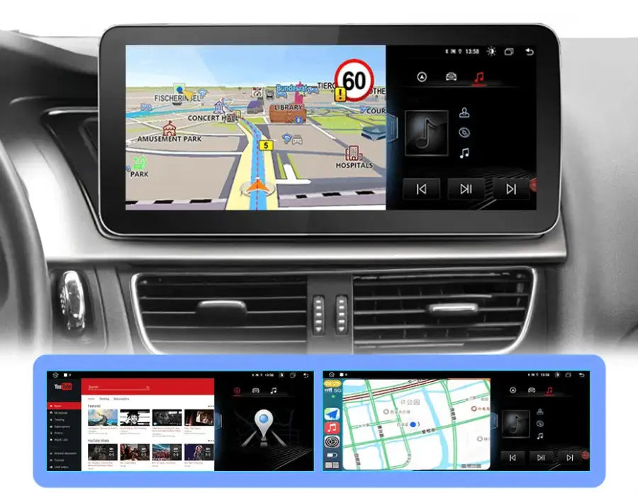Radio nawigacja Audi A4 B8 A5 2009-2017 10.25“ CarPlay Android Auto - Multigenus
