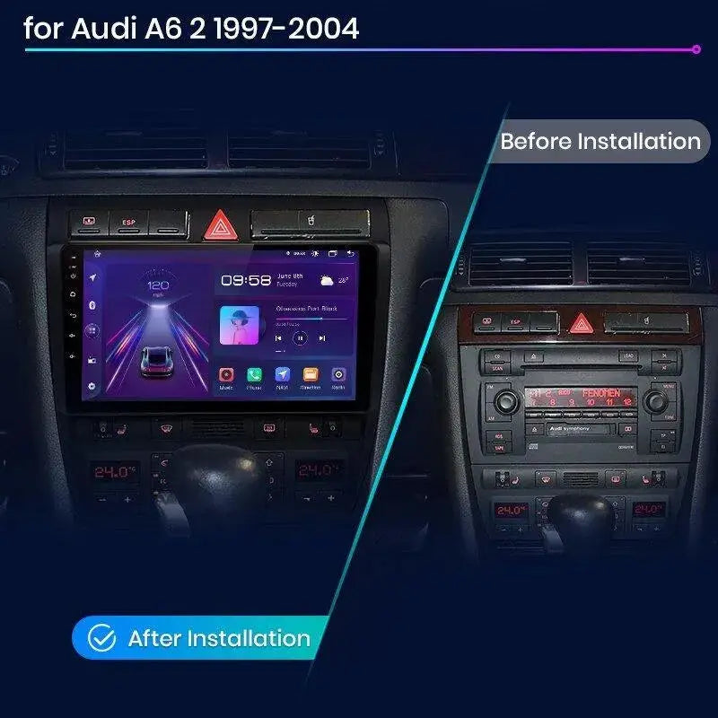 Radio nawigacja Audi A6 C5 1997- 2004 Carplay Android Auto - Multigenus