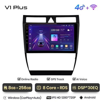Radio nawigacja Audi A6 C5 1997- 2004 Carplay Android Auto - Multigenus