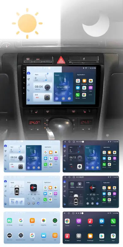 Radio nawigacja Audi A6 C5 1997- 2004 Carplay Android Auto - Multigenus