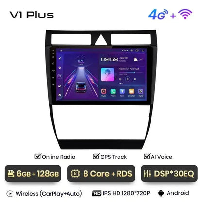 Radio nawigacja Audi A6 C5 1997- 2004 Carplay Android Auto - Multigenus