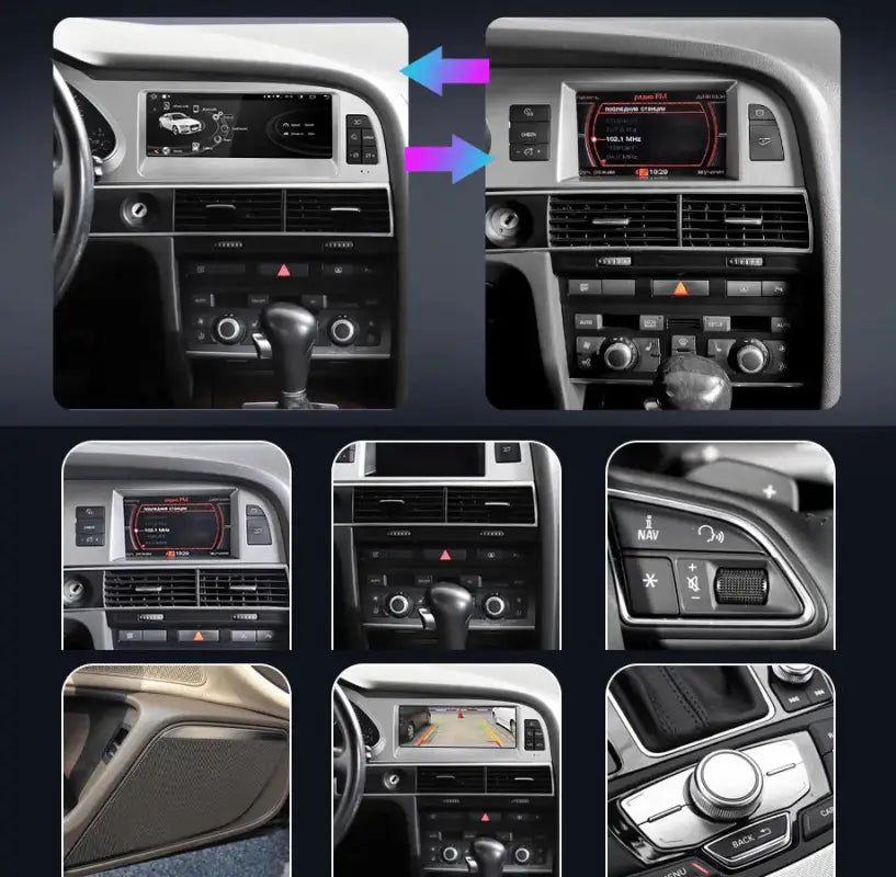 Radio nawigacja Audi A6 C6 2005-2011 CarPlay Android Auto - Multigenus