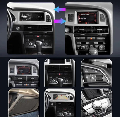 Radio nawigacja Audi A6 C6 2005-2011 CarPlay Android Auto - Multigenus