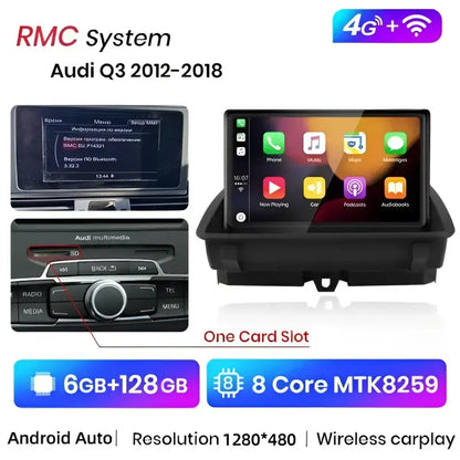 Radio nawigacja Audi Q3 2012-2018 DSP 1920*720P CarPlay Android Auto - Multigenus