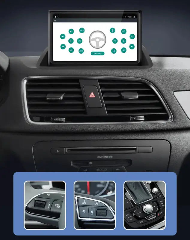 Radio nawigacja Audi Q3 2012-2018 DSP 1920*720P CarPlay Android Auto - Multigenus
