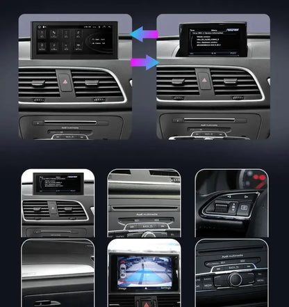 Radio nawigacja Audi Q3 2012-2018 4G 1920*720P CarPlay Android Auto - Multigenus