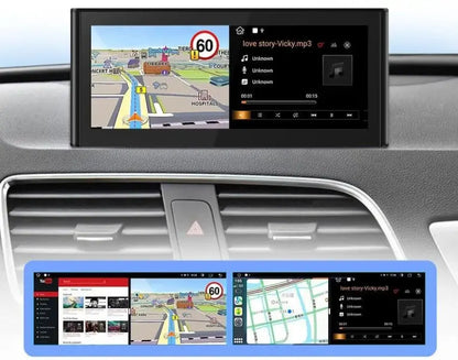 Radio nawigacja Audi Q3 2012-2018 4G 1920*720P CarPlay Android Auto - Multigenus