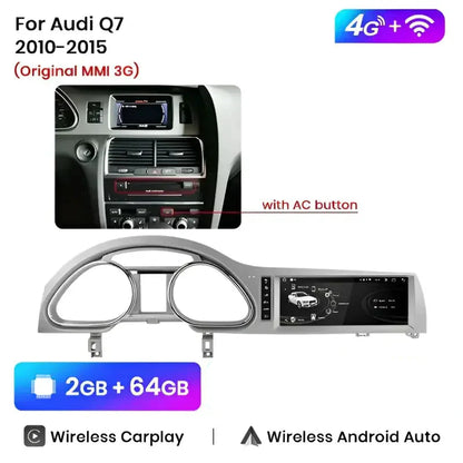 Radio nawigacja Audi Q7 2006-2015 CarPlay DSP Android Auto 10.25" - Multigenus