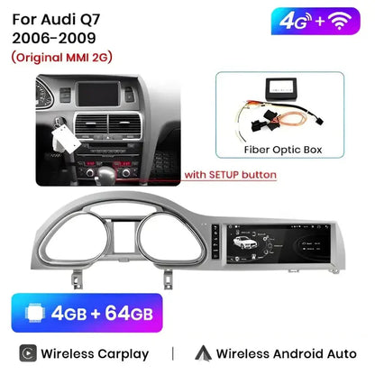 Radio nawigacja Audi Q7 2006-2015 CarPlay DSP Android Auto 10.25" - Multigenus