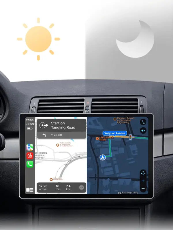 Radio nawigacja BMW 3 E46 M3 Carplay Android Auto - Multigenus
