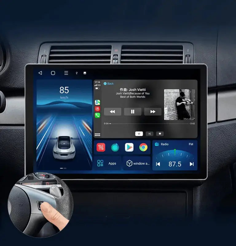 Radio nawigacja BMW 3 E46 M3 Carplay Android Auto - Multigenus