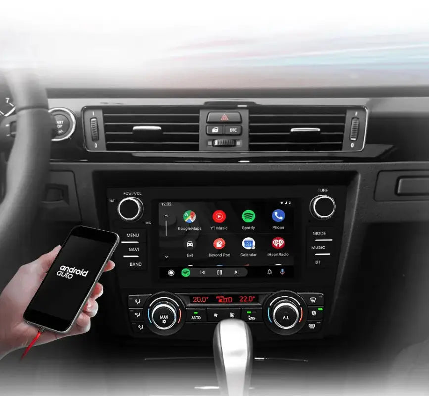 Radio nawigacja BMW 3 Serii E90 E91 E92 E93 Android Auto Carplay - Multigenus