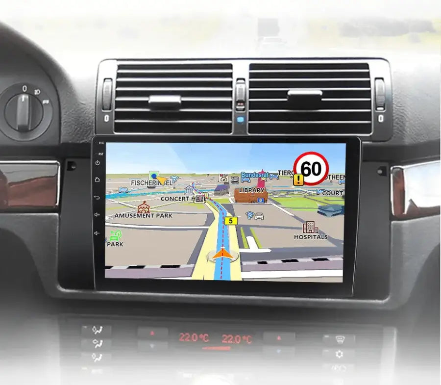 Radio nawigacja BMW 5 E39 1995 - 2003 E53 X5 M5 Carplay Android Auto - Multigenus