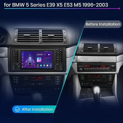 Radio nawigacja BMW 5 Serii E39 X5 E53 od 1996-2003 Android Auto Carplay - Multigenus