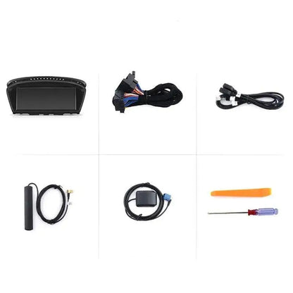 Radio nawigacja BMW 5 E60 E61 E63 E64 E90 E91 E92 GPS CarPlay Android Auto - Multigenus