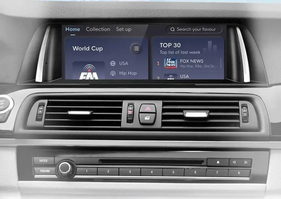 Radio nawigacja BMW 5 Serii F10 F11 2011-2017 CarPlay Android Auto - Multigenus