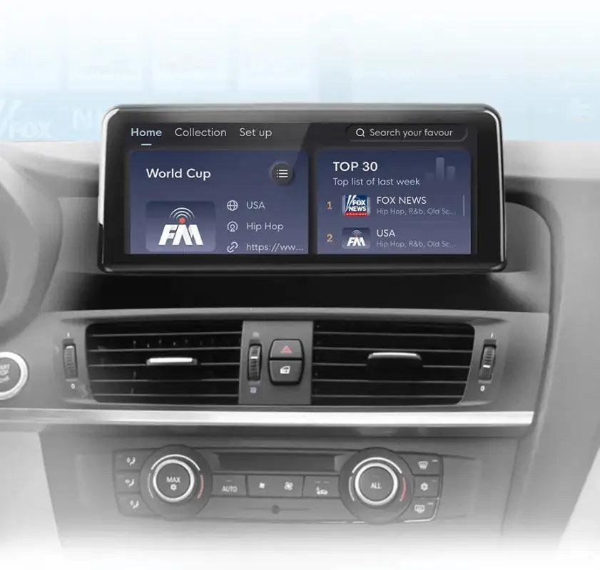 Radio nawigacja BMW X3 F25 X4 F26 2013-2017 CarPlay Android Auto - Multigenus