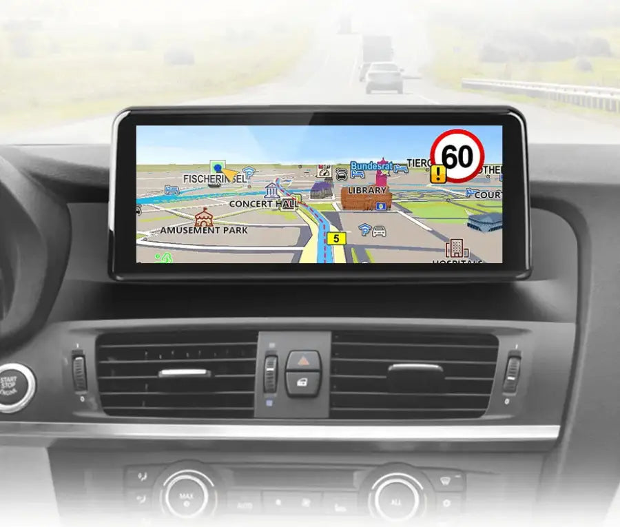Radio nawigacja BMW X3 F25 X4 F26 2013-2017 CarPlay Android Auto - Multigenus