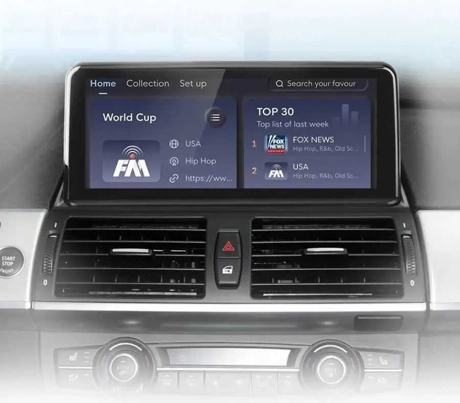Radio nawigacja BMW X5 E70 X6 E71 2007-2013 CarPlay Android Auto - Multigenus