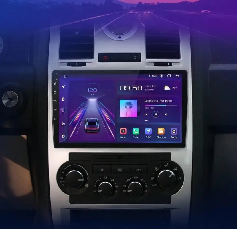 Radio nawigacja Chrysler 300C Aspen 2004 - 2008 Android Auto CarPlay - Multigenus