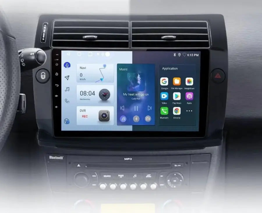 Radio nawigacja Citroen C4 2004 - 2009 Android Auto Carplay - Multigenus