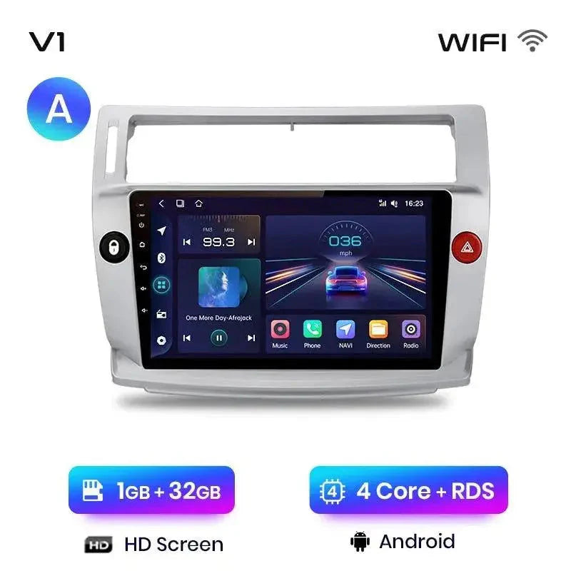 Radio nawigacja Citroen C4 2004 - 2009 Android Auto Carplay - Multigenus