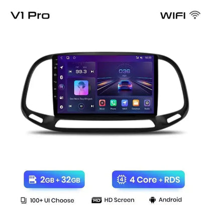 Radio nawigacja Fiat Doblo 2015 - 2019 Carplay Android Auto - Multigenus