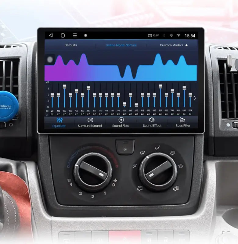 Radio do Fiat Ducato 2007 - 2015 AI Voice z Bezprzewodowym CarPlay i Android Auto - Multigenus