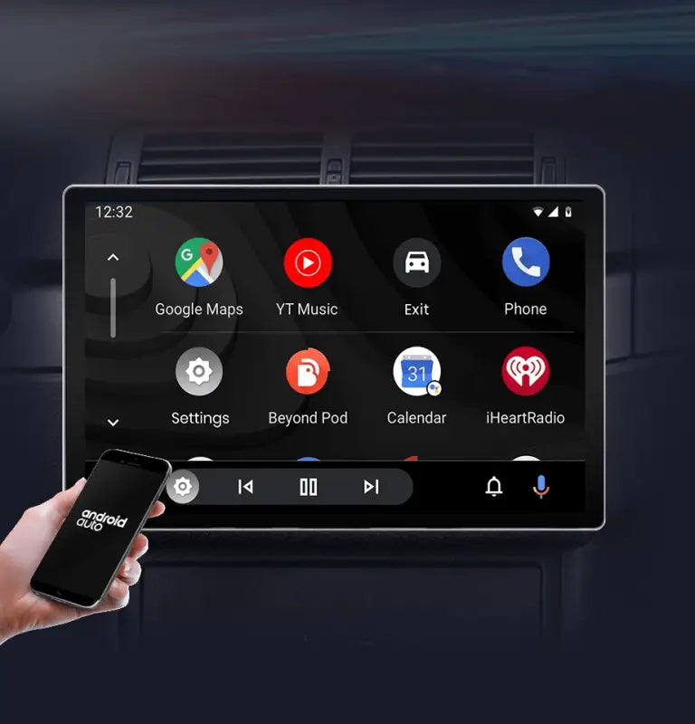 Radio do Fiat Ducato 2007 - 2015 AI Voice z Bezprzewodowym CarPlay i Android Auto - Multigenus