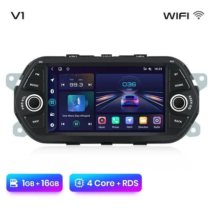 Inteligentne Radio Android Auto z CarPlay dla Fiat Tipo Egea (2015 - 2017) - 2DIN System Multimedialny GPS - Multigenus