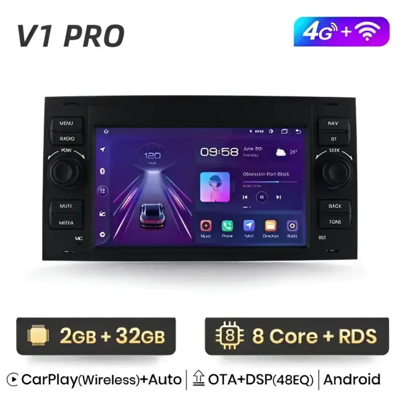 Radio nawigacja Ford Focus C-Max Mondeo Kuga Galaxy Android Carplay - Multigenus