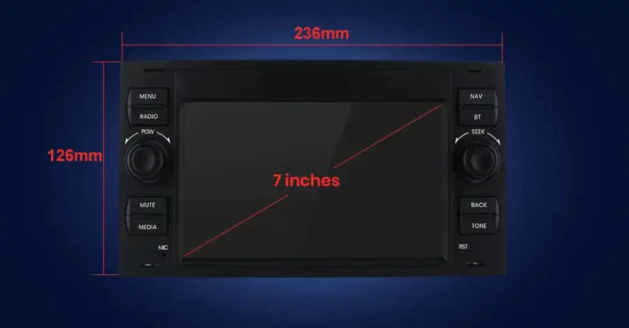 Radio nawigacja Ford Focus C-Max Mondeo Kuga Galaxy Android Carplay - Multigenus