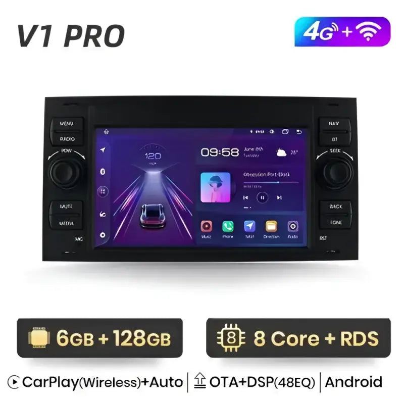 Radio nawigacja Ford Focus C-Max Mondeo Kuga Galaxy Android Carplay - Multigenus